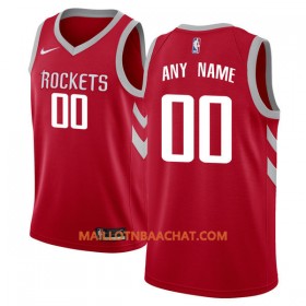 Maillot NBA Houston Rockets Personnalisable Nike 2017-18 Rouge Swingman - Homme